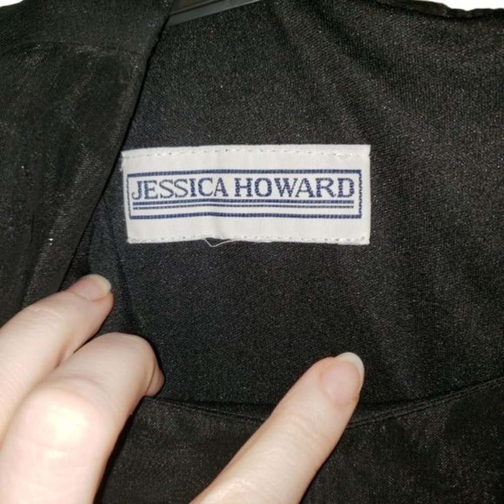 Jessica Howard Modest Formal Dress Floral Glitter Size Small - Picture 4 of 6